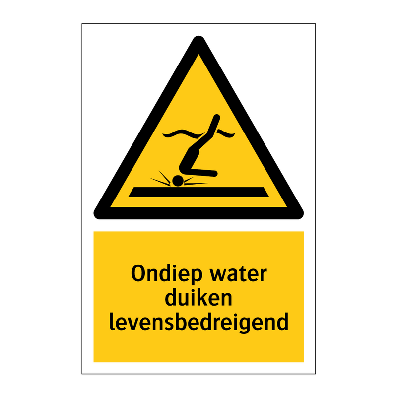 Ondiep water duiken levensbedreigend