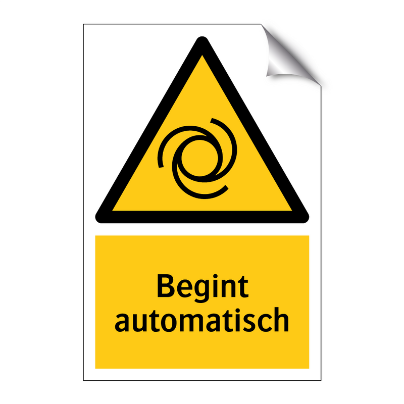 Begint automatisch