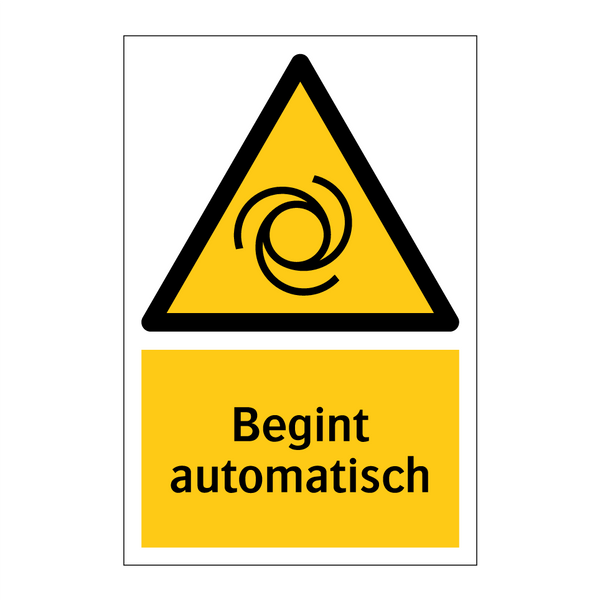 Begint automatisch