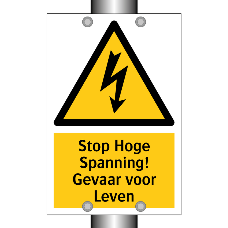 Stop Hoge Spanning! Gevaar voor Leven