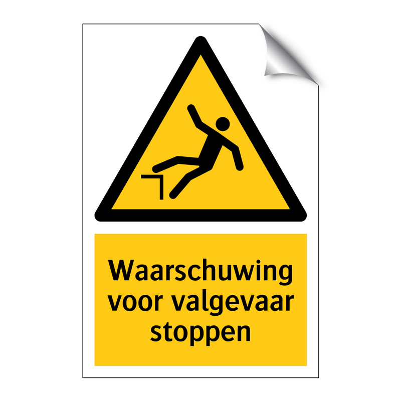 Waarschuwing voor valgevaar stoppen