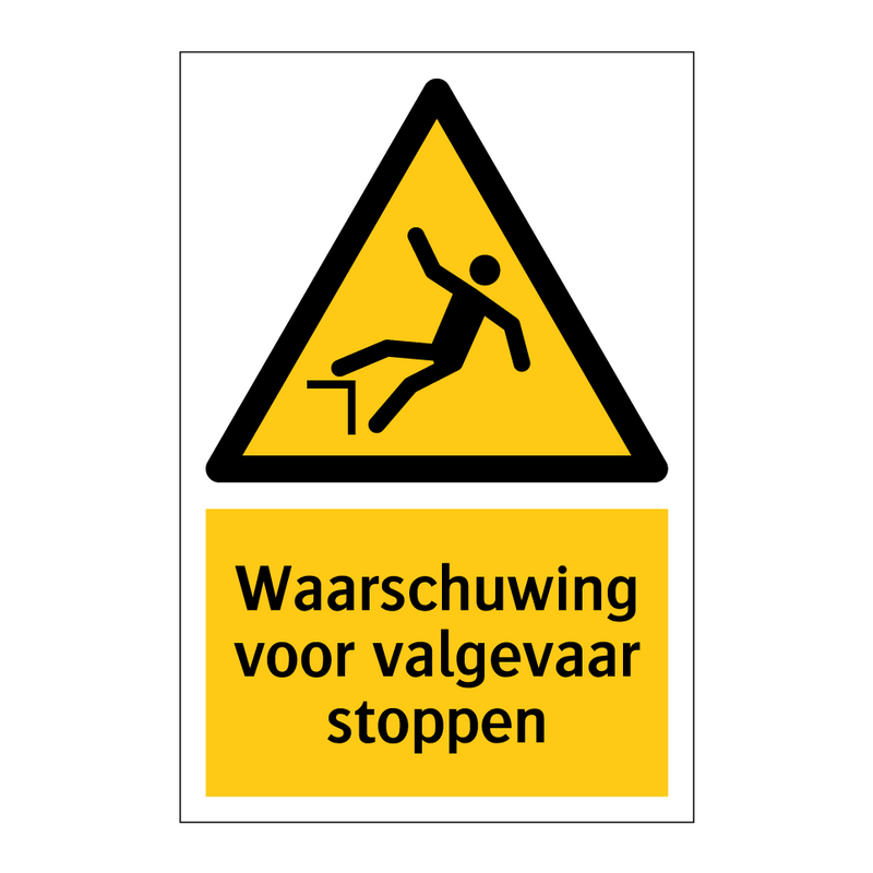 Waarschuwing voor valgevaar stoppen