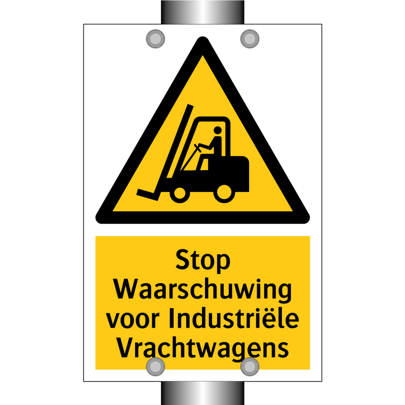 Stop Waarschuwing voor Industriële Vrachtwagens