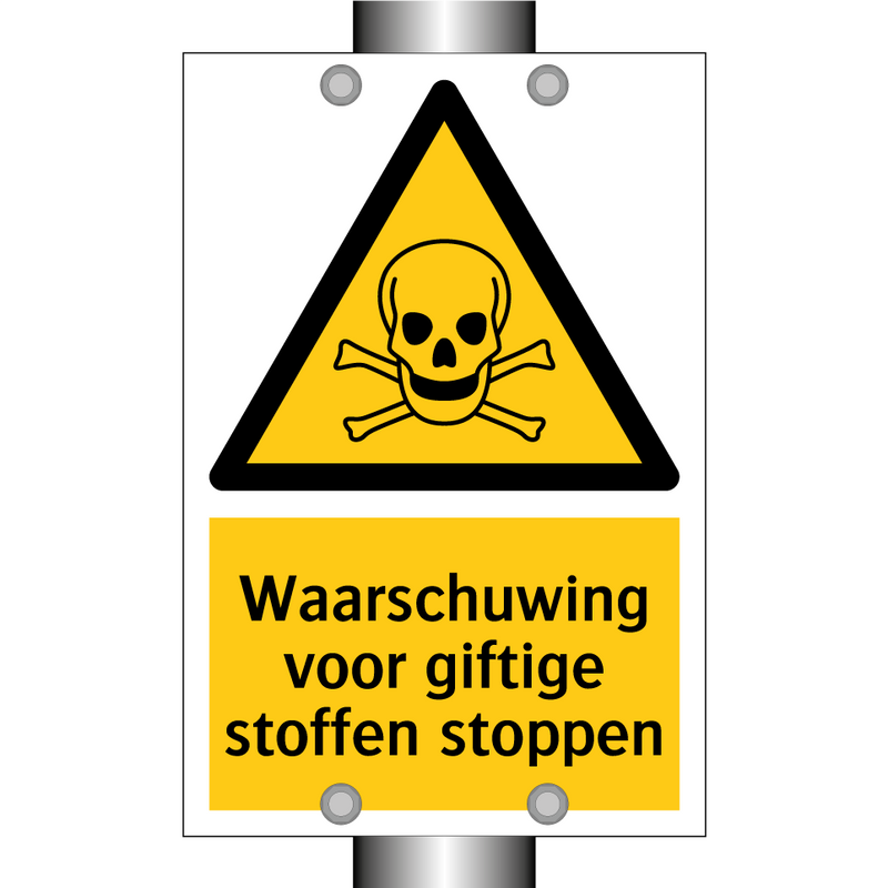 Waarschuwing voor giftige stoffen stoppen