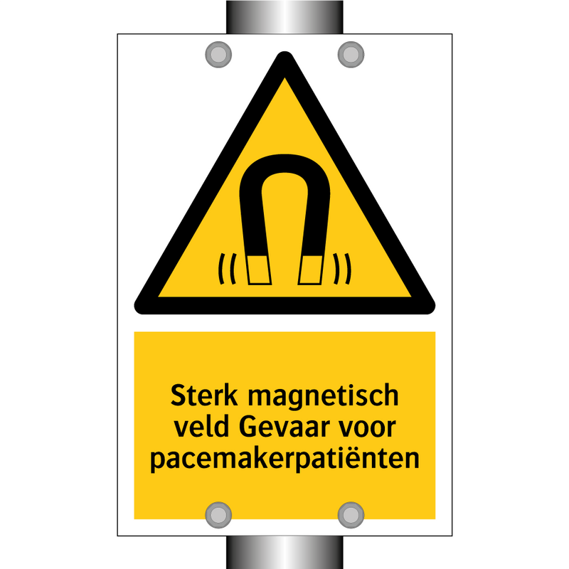 Sterk magnetisch veld Gevaar voor pacemakerpatiënten