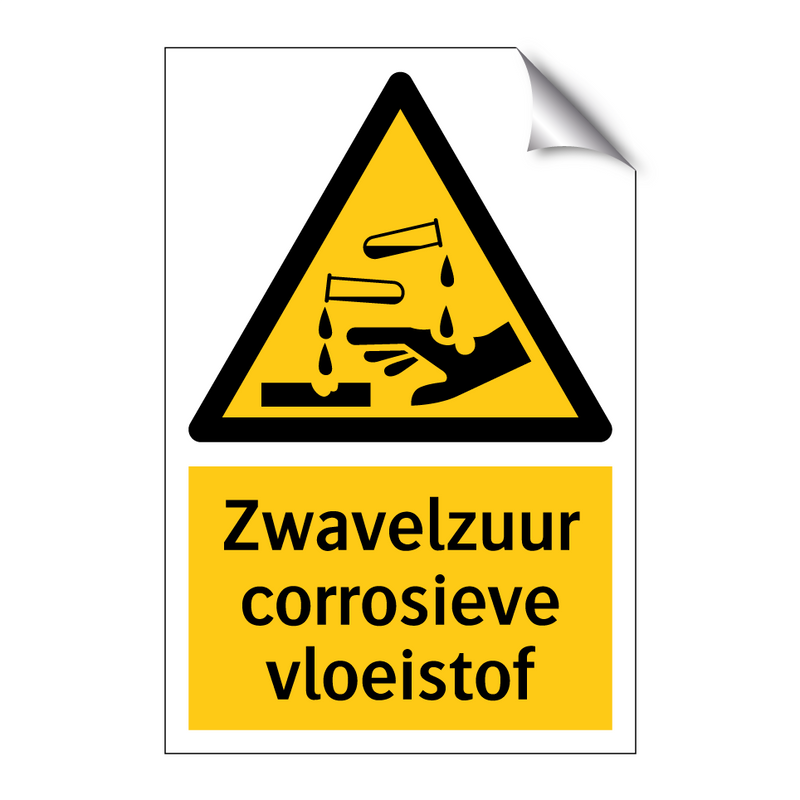 Zwavelzuur corrosieve vloeistof