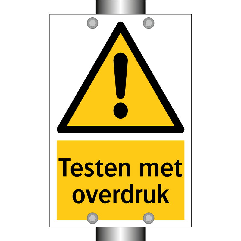 Testen met overdruk