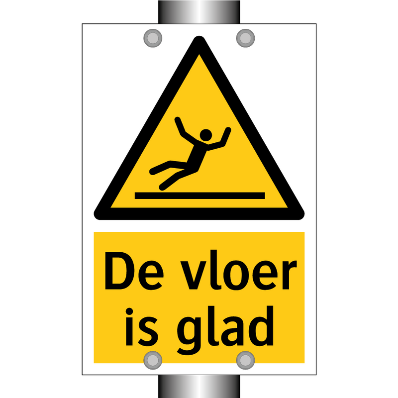 De vloer is glad