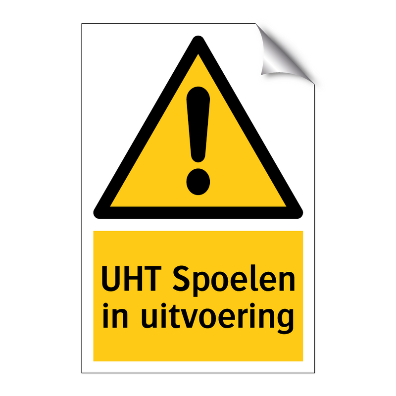 UHT Spoelen in uitvoering