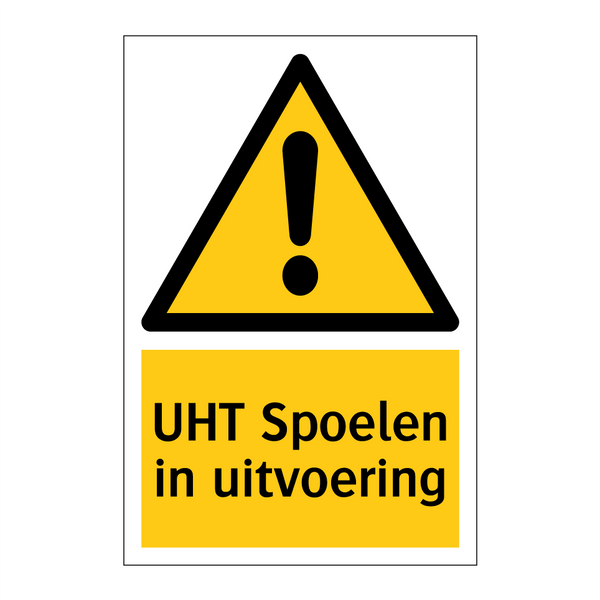 UHT Spoelen in uitvoering