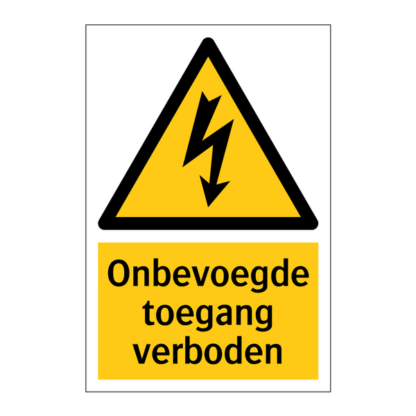 Onbevoegde toegang verboden