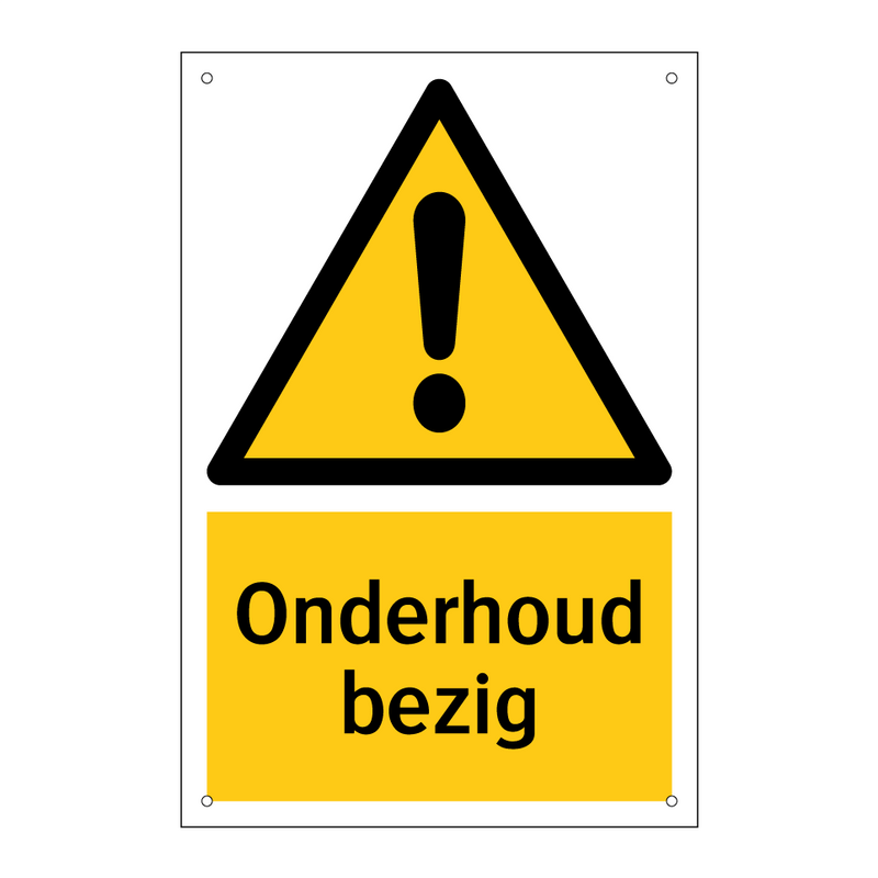 Onderhoud bezig