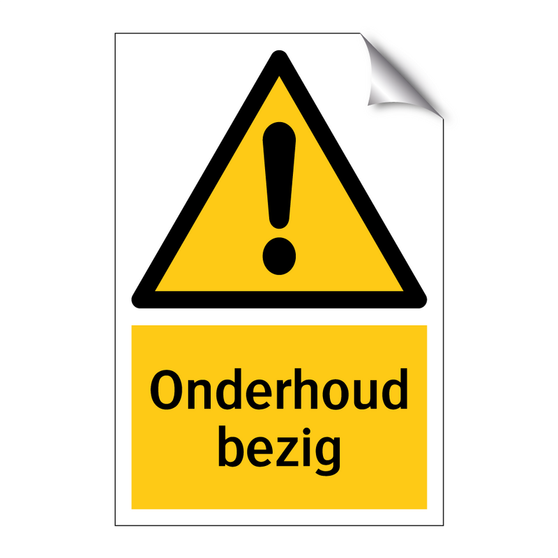 Onderhoud bezig