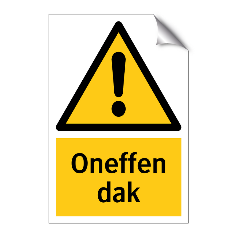 Oneffen dak