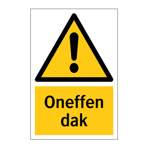 Oneffen dak