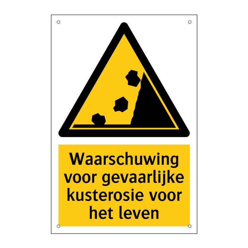 Waarschuwing voor gevaarlijke kusterosie voor het leven