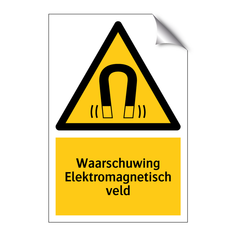 Waarschuwing Elektromagnetisch veld