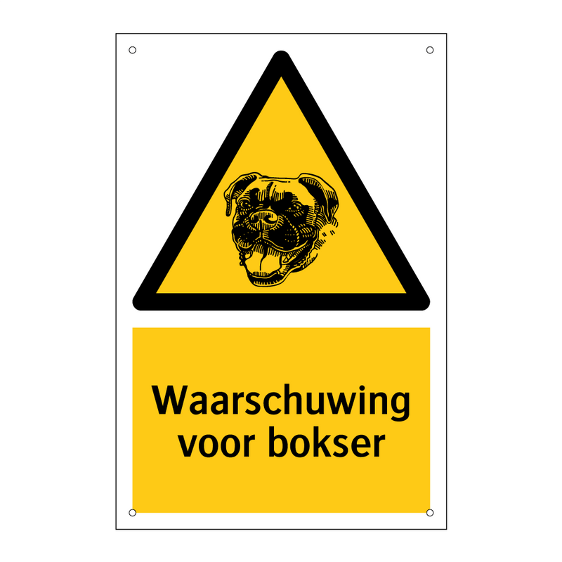 Waarschuwing voor bokser