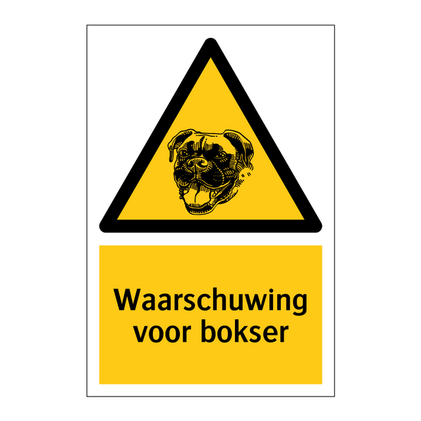 Waarschuwing voor bokser