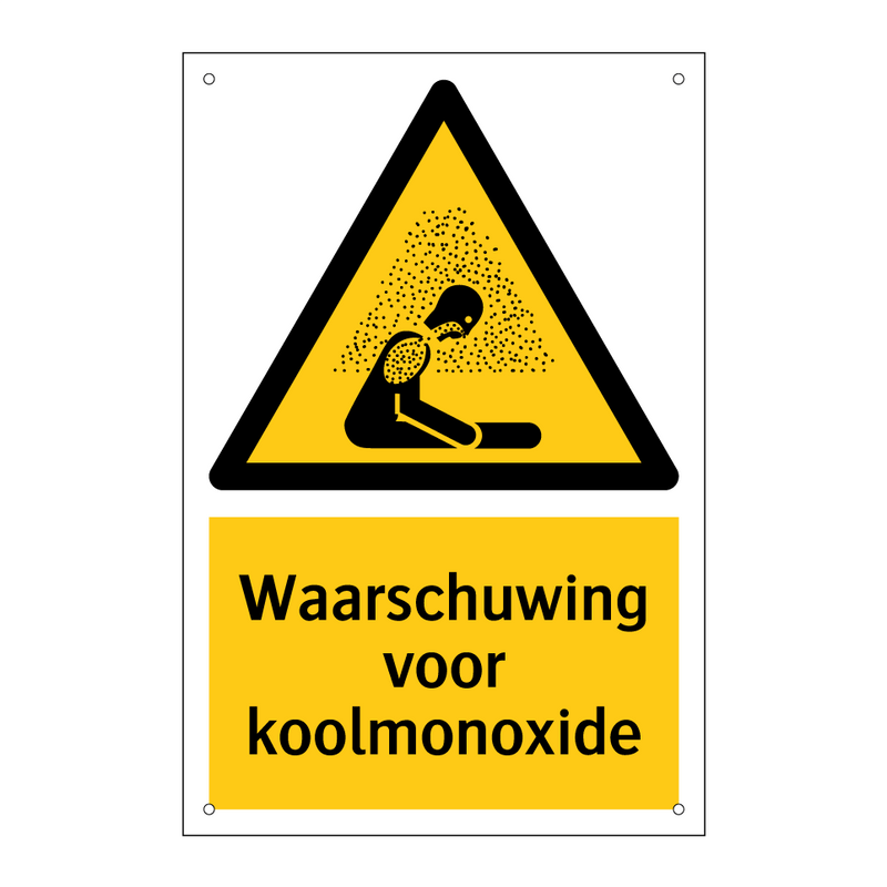 Waarschuwing voor koolmonoxide