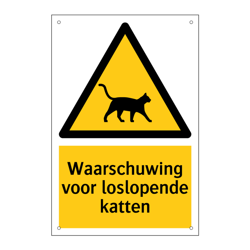 Waarschuwing voor loslopende katten