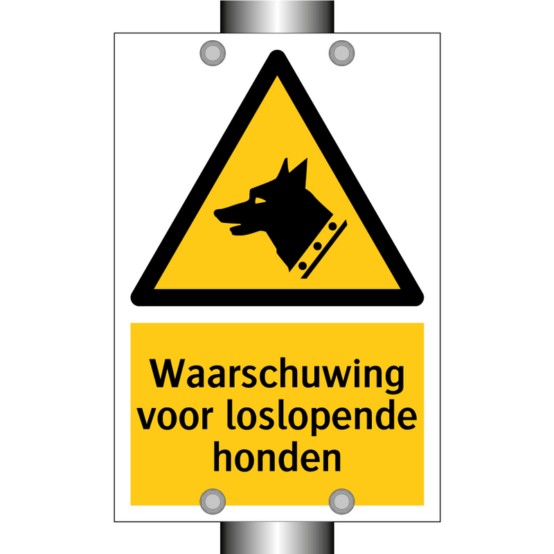 Waarschuwing voor loslopende honden