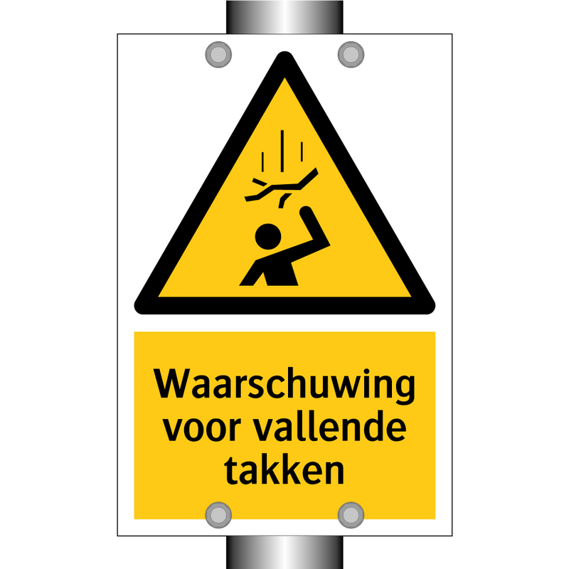 Waarschuwing voor vallende takken