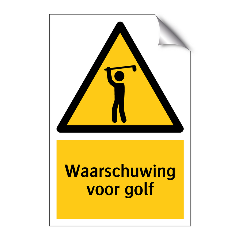 Waarschuwing voor golf