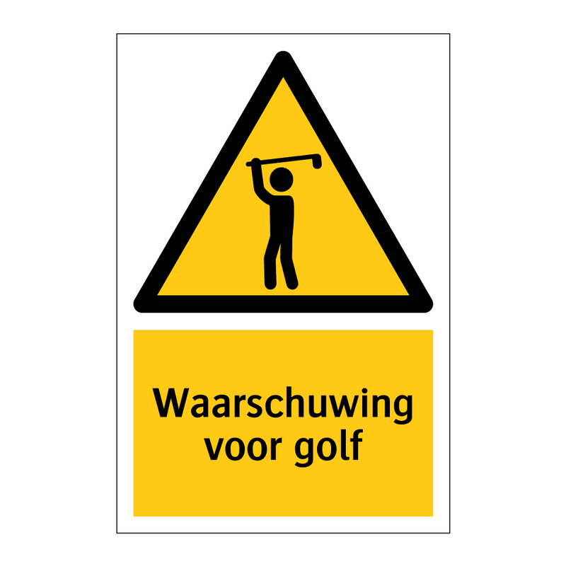 Waarschuwing voor golf