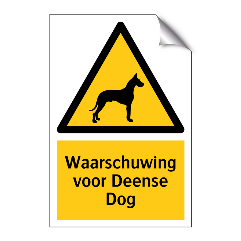 Waarschuwing voor Deense Dog