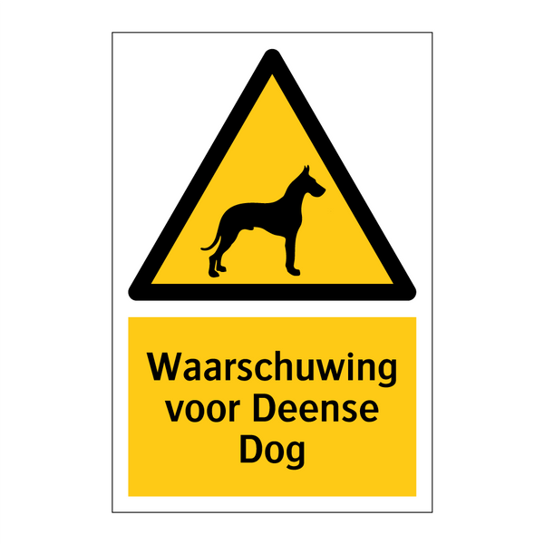 Waarschuwing voor Deense Dog