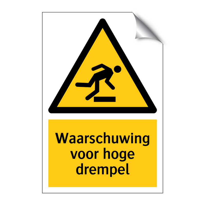 Waarschuwing voor hoge drempel