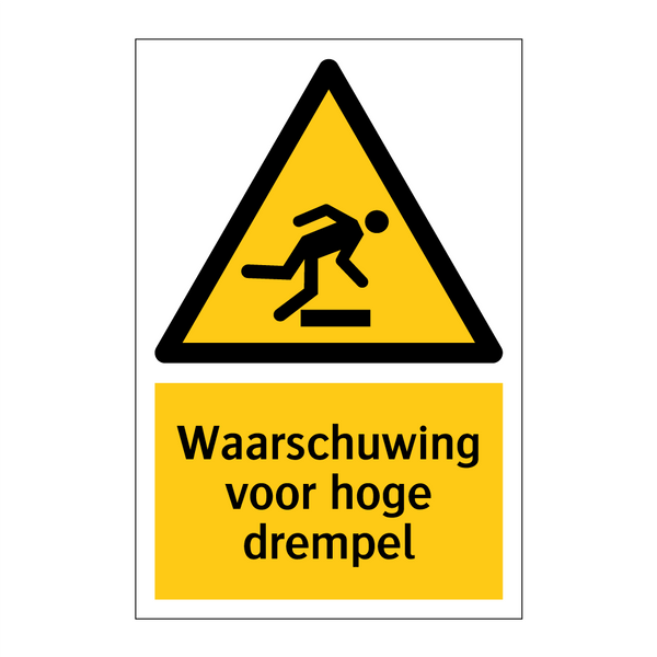 Waarschuwing voor hoge drempel