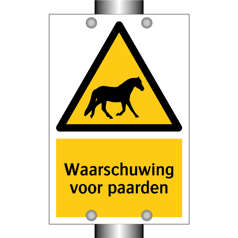 Waarschuwing voor paarden