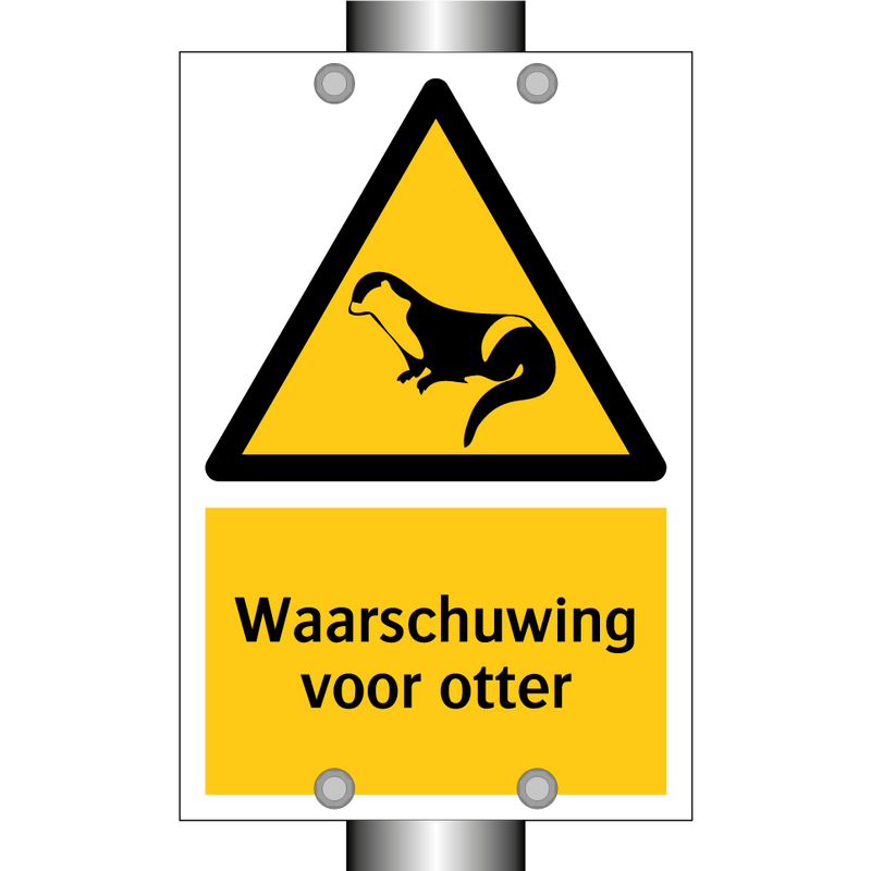 Waarschuwing voor otter