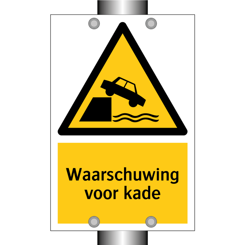 Waarschuwing voor kade