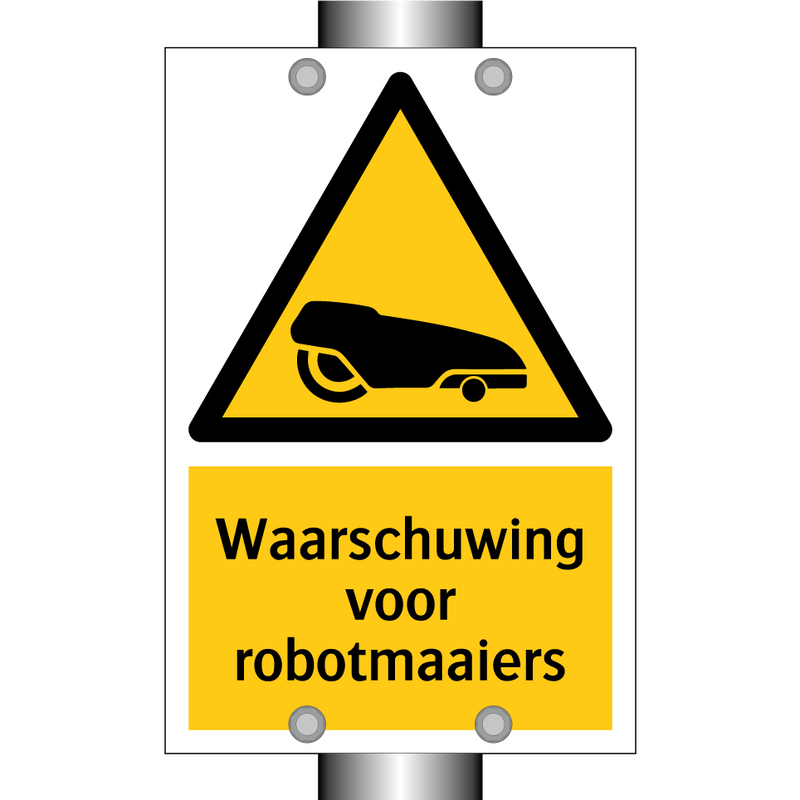 Waarschuwing voor robotmaaiers