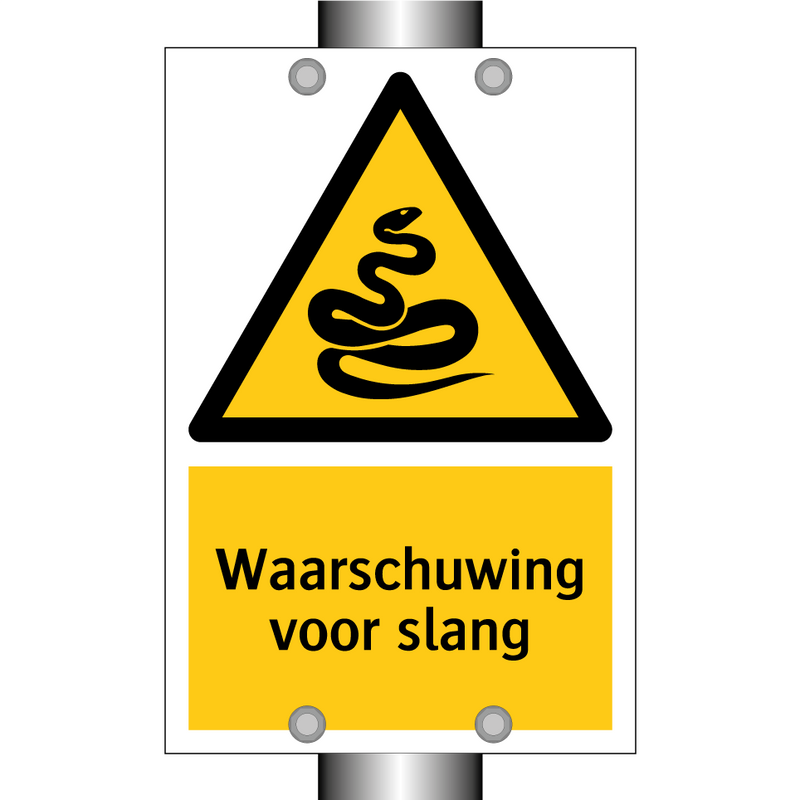 Waarschuwing voor slang