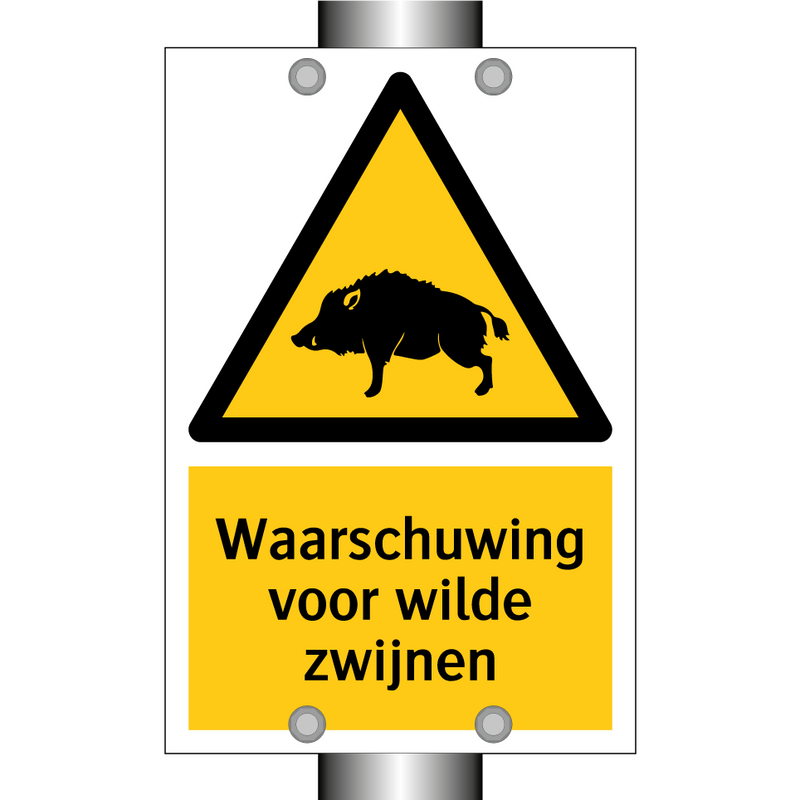 Waarschuwing voor wilde zwijnen