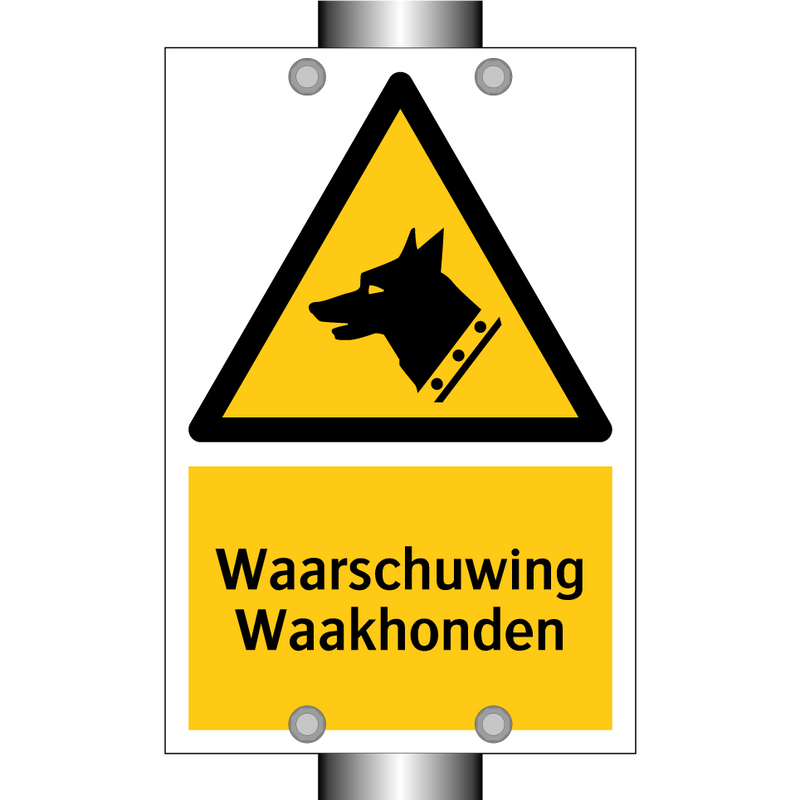 Waarschuwing Waakhonden