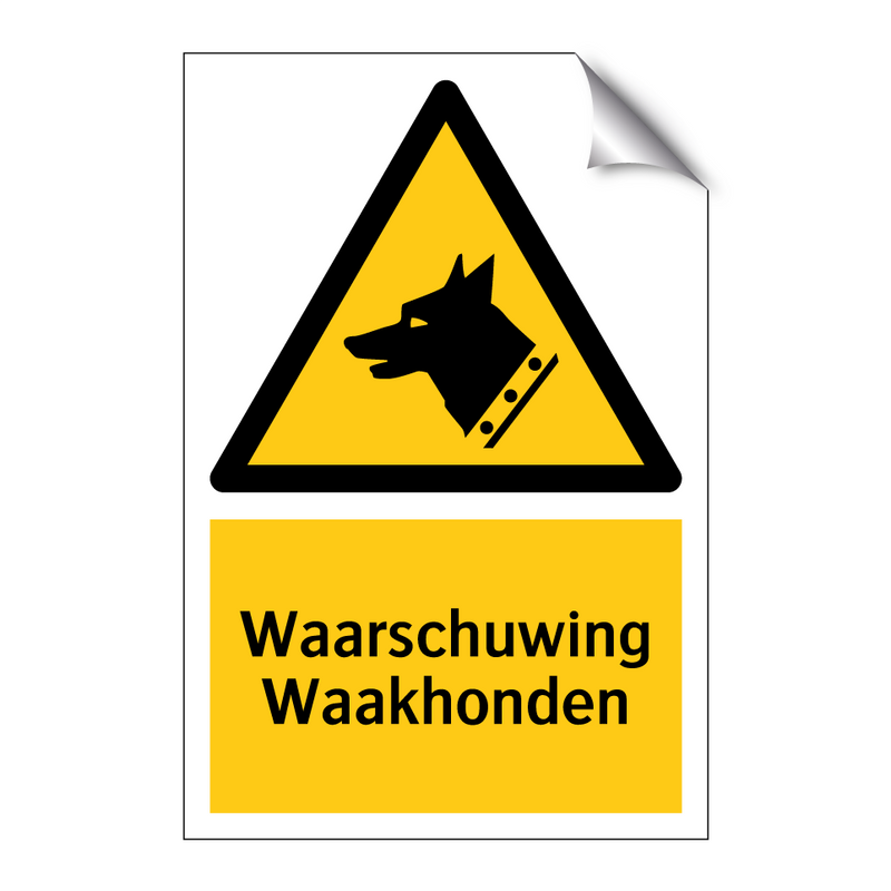 Waarschuwing Waakhonden