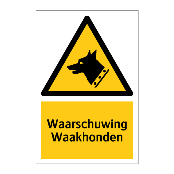 Waarschuwing Waakhonden