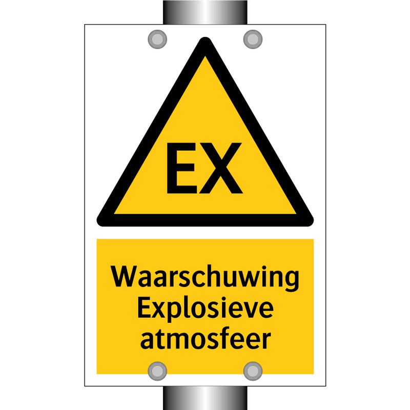 Waarschuwing Explosieve atmosfeer