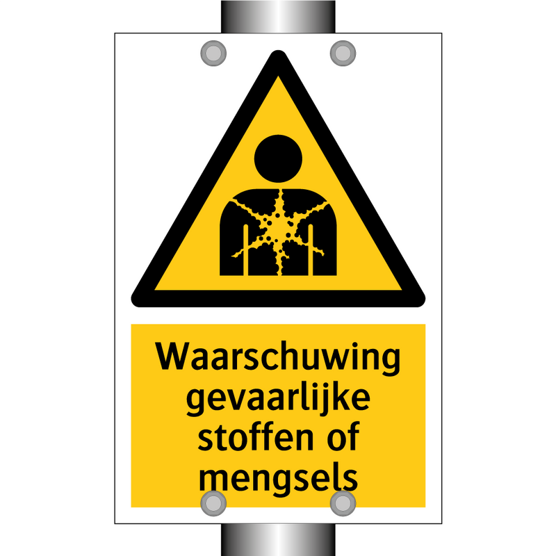 Waarschuwing gevaarlijke stoffen of mengsels