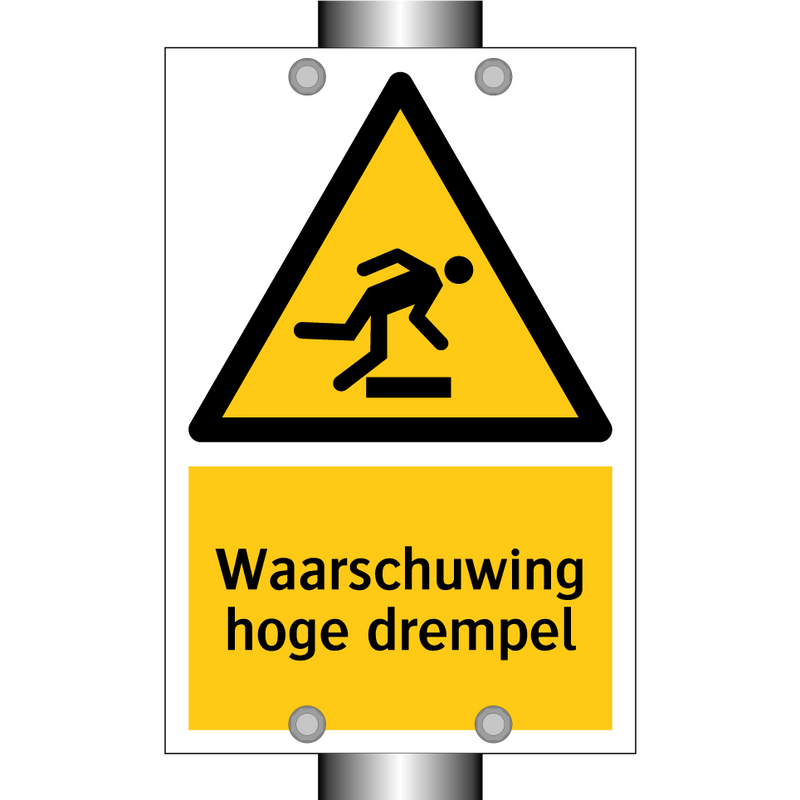 Waarschuwing hoge drempel