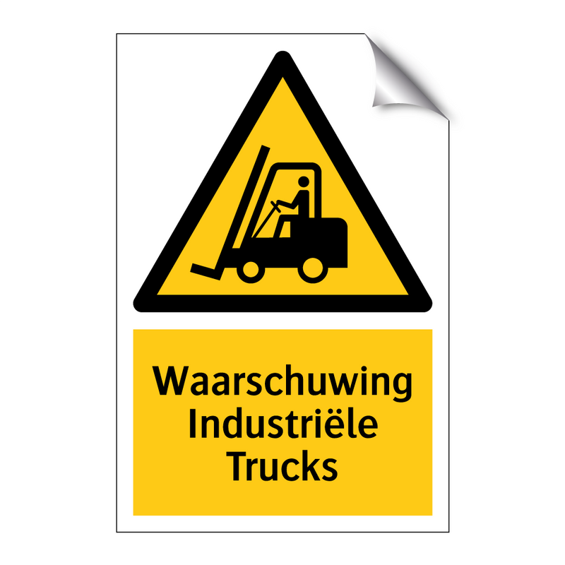 Waarschuwing Industriële Trucks