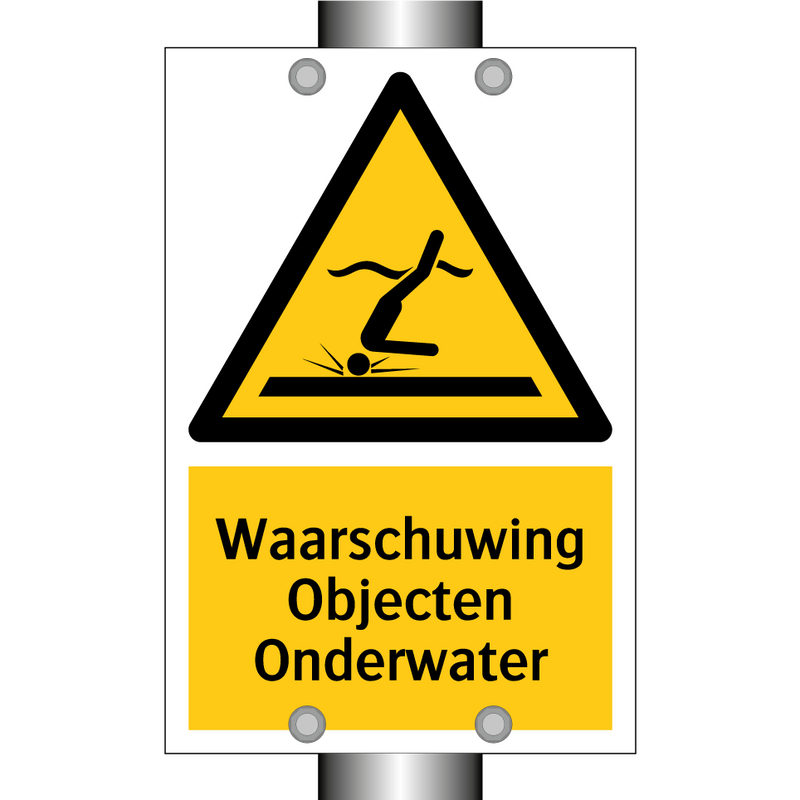 Waarschuwing Objecten Onderwater