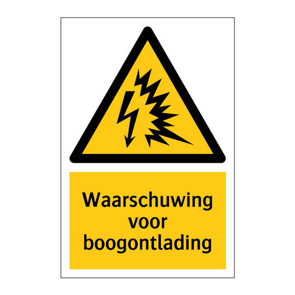 Waarschuwing voor boogontlading