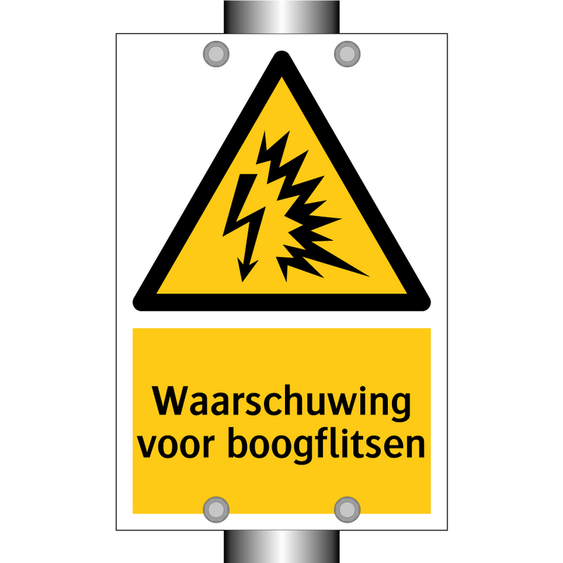 Waarschuwing voor boogflitsen