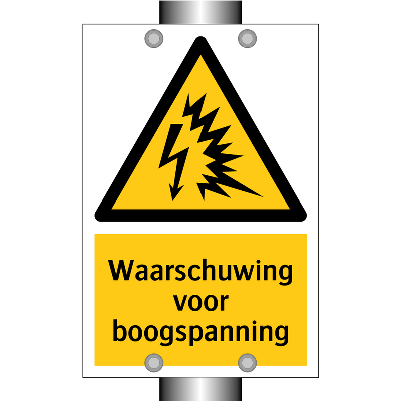 Waarschuwing voor boogspanning